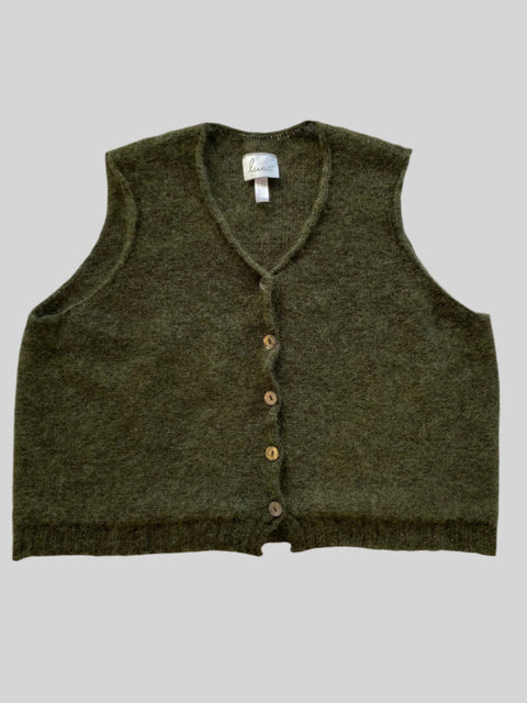 Luna Gallery Mohair and Merino Button Vest