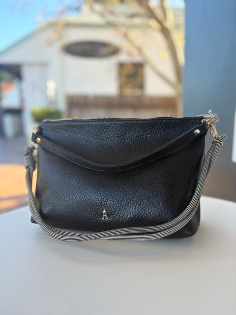Craie Studio Dual Crossbody Bag - Bubble Noir