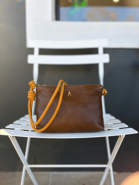 Craie Studio Duo Crossbody Bag - Bubble Umber