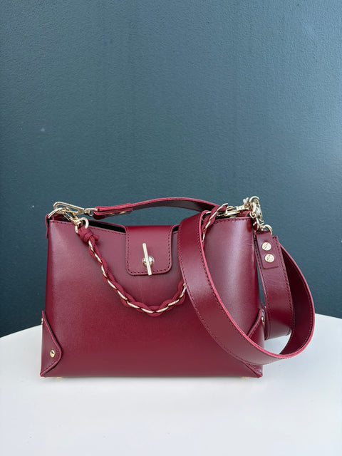 Craie Studio Origami Crossbody Bag - Cherry