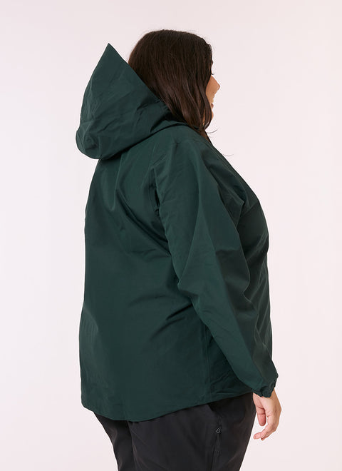 Amble Elements Waterproof Jacket - Eucalyptus