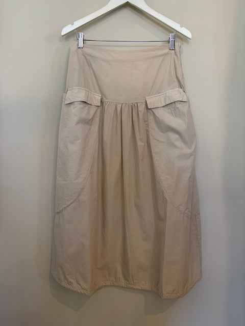 Transit Light Poplin Skirt - Sand