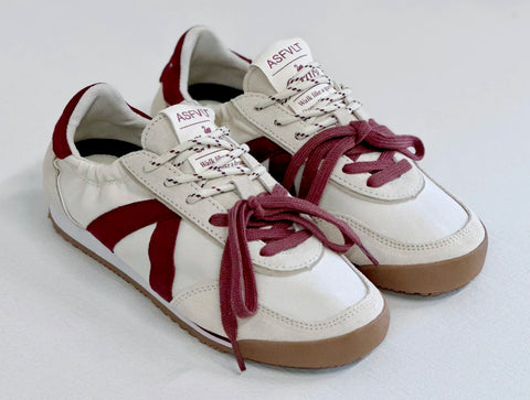 ASFVLT Grace Sneaker - Cream/Cabernet