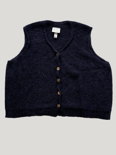 Luna Gallery Mohair and Merino Button Vest