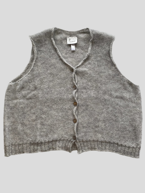 Luna Gallery Mohair and Merino Button Vest