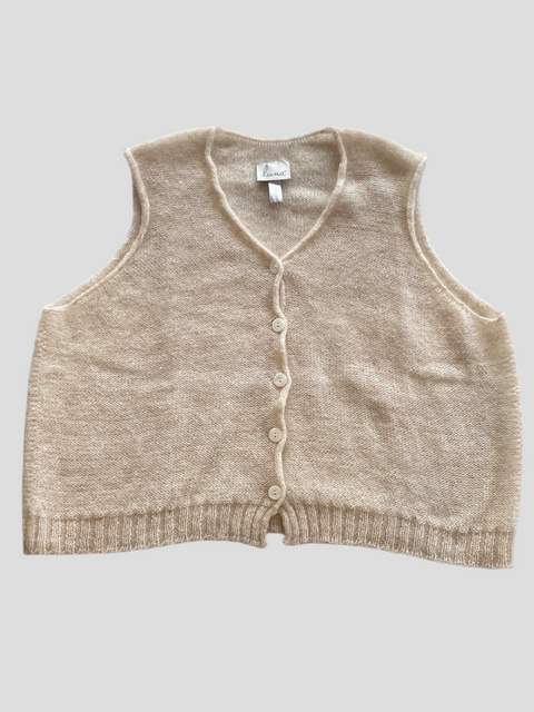 Luna Gallery Mohair and Merino Button Vest