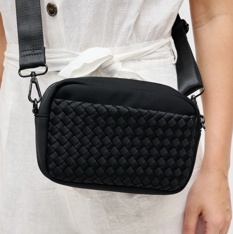 Sol and Selene Woven Neoprene Cross Body Bag - Inspiration