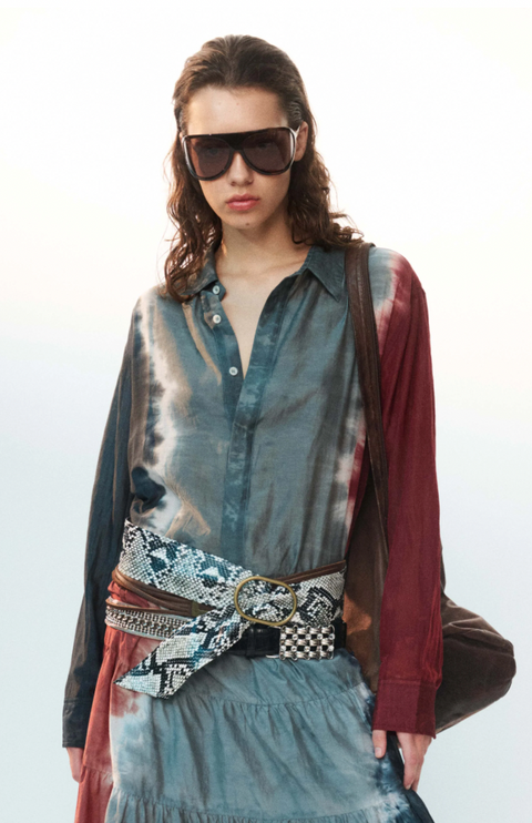 Luuda Silk Cotton Long Shirt