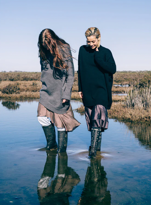 Luna Gallery Merino Wool Turtle Neck Jumper Dress