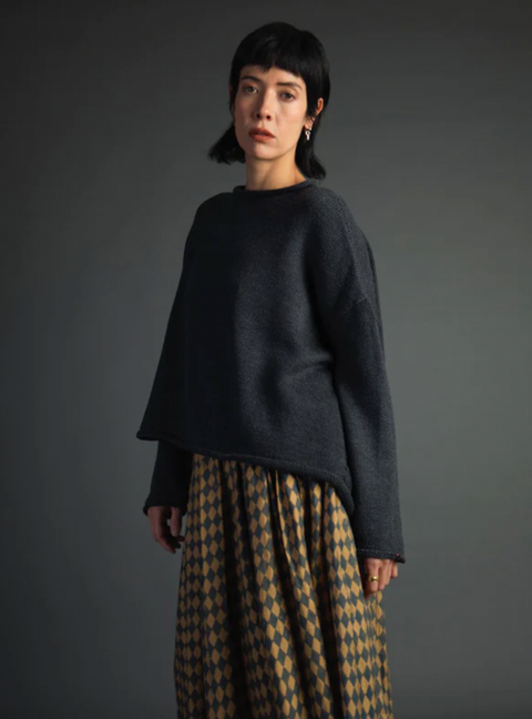 Luna Gallery Merino Wool Roll Neck Jumper