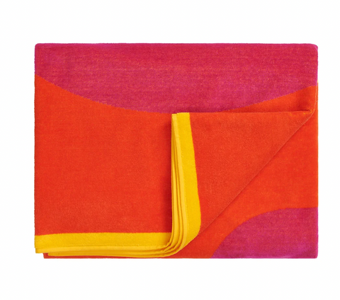 Lateral Objects Question Towel Orange