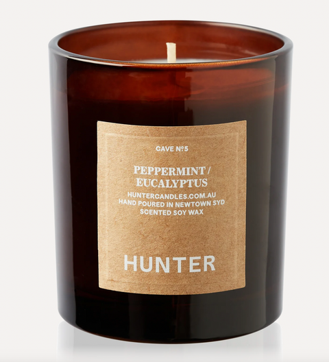 HUNTER CANDLES CAVE | Peppermint + Eucalyptus