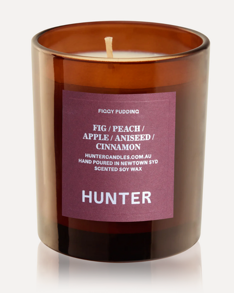 HUNTER CANDLES FIGGY PUDDING | Apple, Cinnamon, Aniseed, Peach