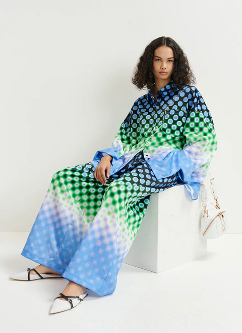 Essentiel Hacie Wide Leg Satin Pants