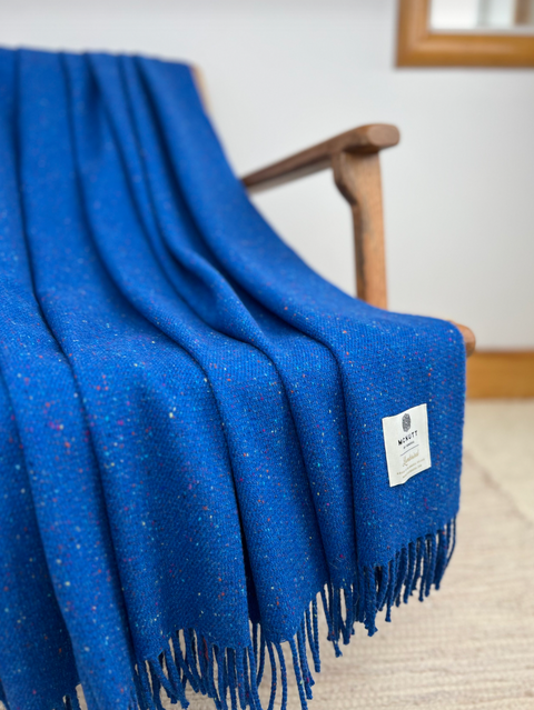 McNutt Of Donegal Lambswool Tweed Throw