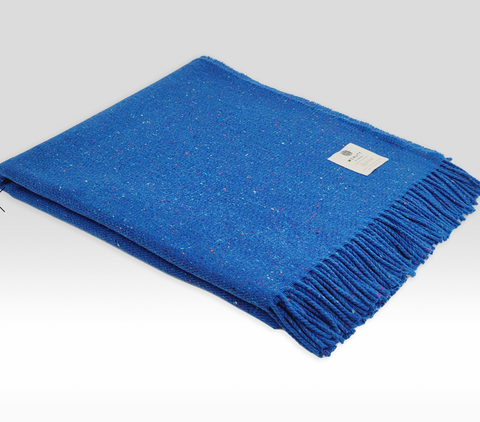 McNutt Of Donegal Lambswool Tweed Throw