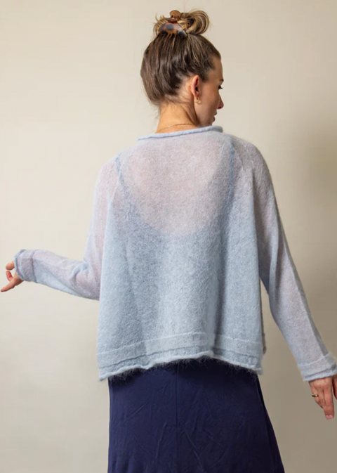 Luna Gallery Mohair Raglan Sleeve Sweater