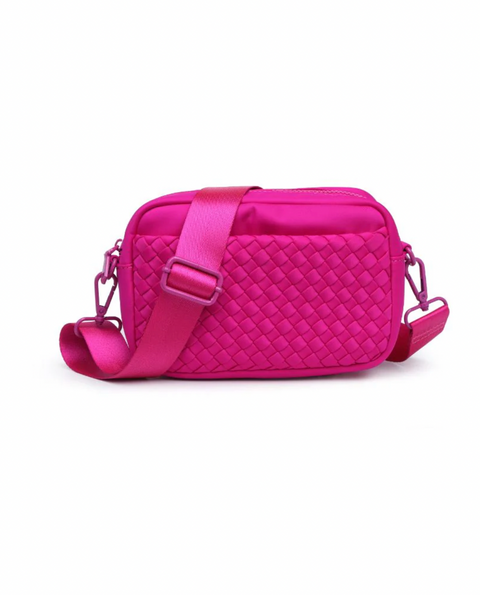 Sol and Solene Woven Neoprene Cross Body Bag - Inspiration