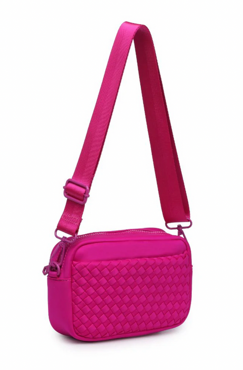 Sol and Solene Woven Neoprene Cross Body Bag - Inspiration