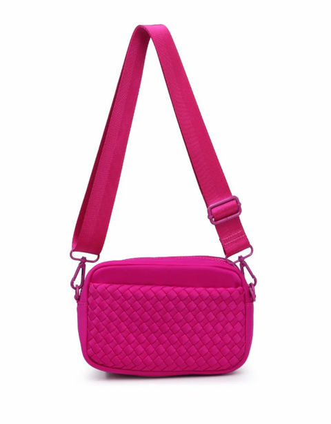 Sol and Solene Woven Neoprene Cross Body Bag - Inspiration