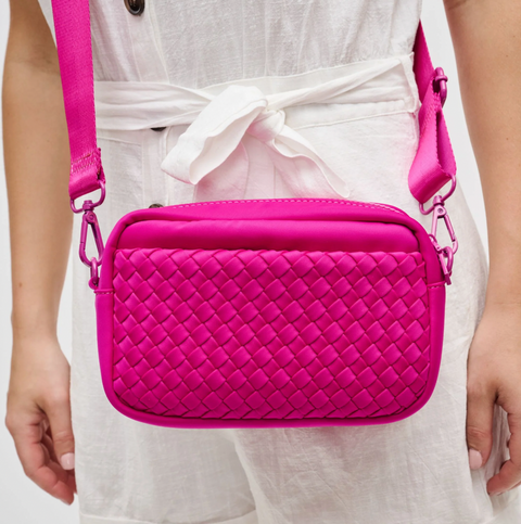 Sol and Solene Woven Neoprene Cross Body Bag - Inspiration