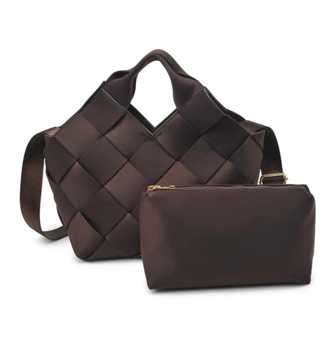 Sol and Solene Woven Neoprene Cross Body Bag - Resilience