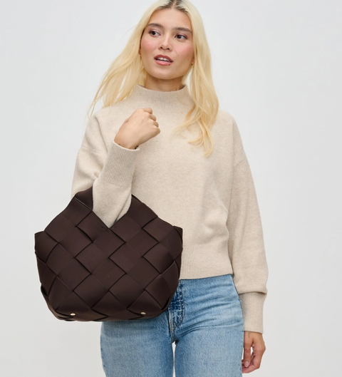 Sol and Solene Woven Neoprene Cross Body Bag - Resilience