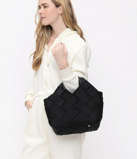 Sol and Selene Woven Neoprene Cross Body Bag - Resilience