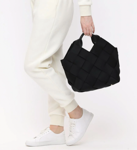 Sol and Selene Woven Neoprene Cross Body Bag - Resilience