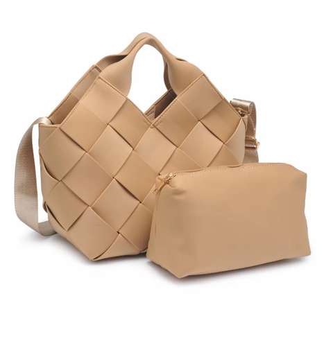 Sol and Solene Woven Neoprene Cross Body Bag - Resilience