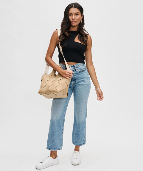 Sol and Solene Woven Neoprene Cross Body Bag - Resilience