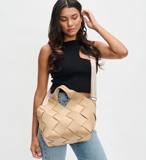 Sol and Solene Woven Neoprene Cross Body Bag - Resilience