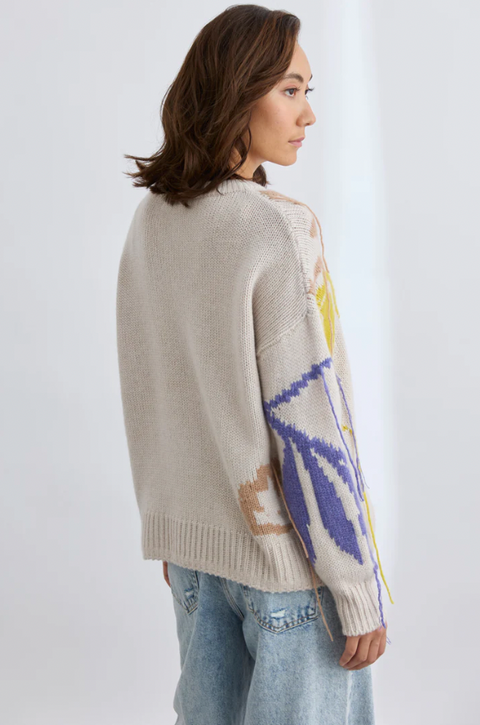 Mia Fratino Sabine Jacquard Crew Neck Jumper