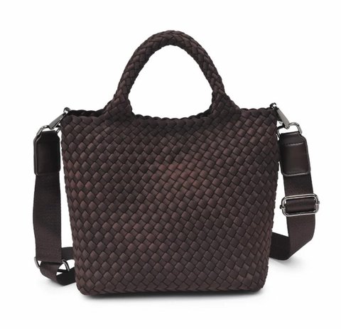 Sol and Selene Woven Neoprene Cross Body Bag - Skys The Limit Small