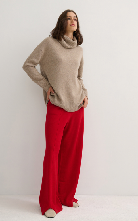 Cashmerism Chunky Oversized Rollneck Pullover