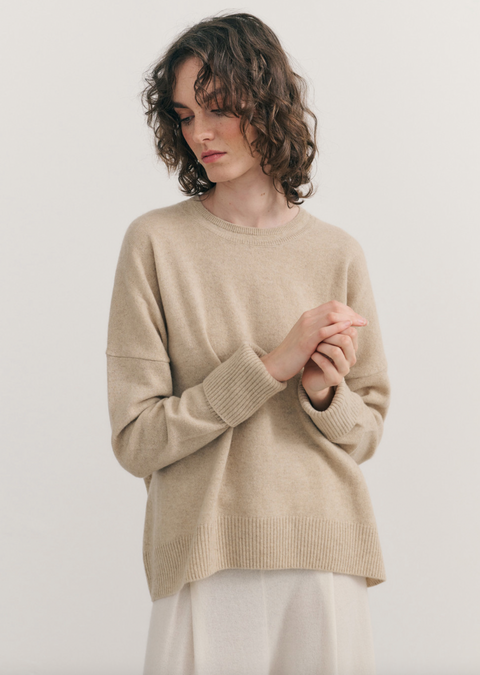 Cashmerism Relaxed Crew Neck Pullover