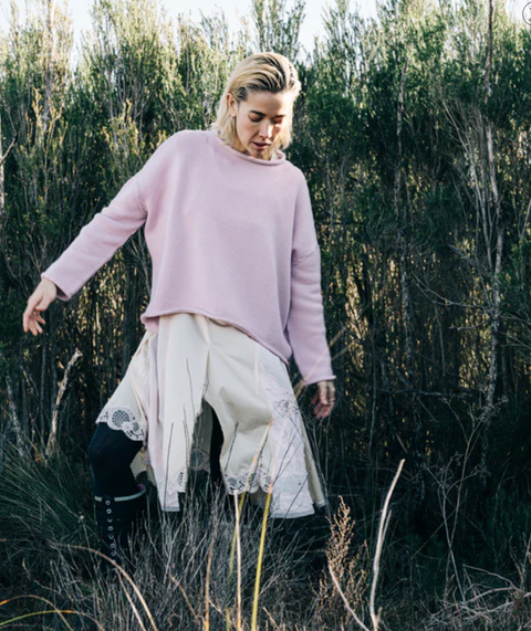 Luna Gallery Merino Wool Roll Neck Jumper