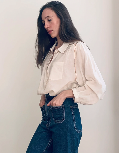 Marie Louise De Monterey New Birkin Blouse
