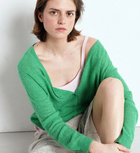 American Vintage Sheer V-Neck Cardigan