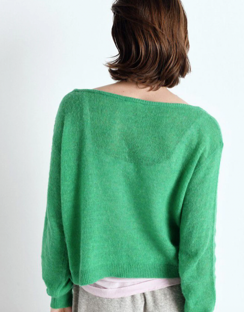 American Vintage Sheer V-Neck Cardigan