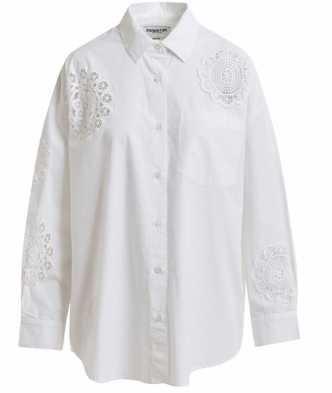 Essentiel Lace Patchwork Shirt