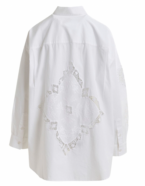 Essentiel Lace Patchwork Shirt