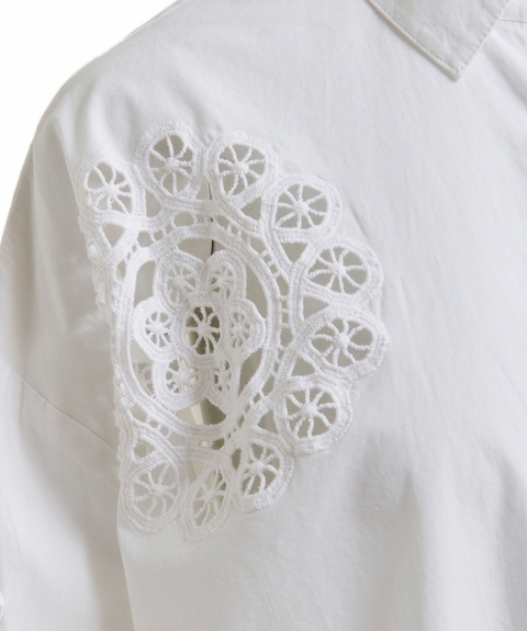 Essentiel Lace Patchwork Shirt