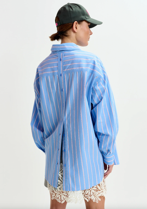 Essentiel Embroidered Stripe Shirt