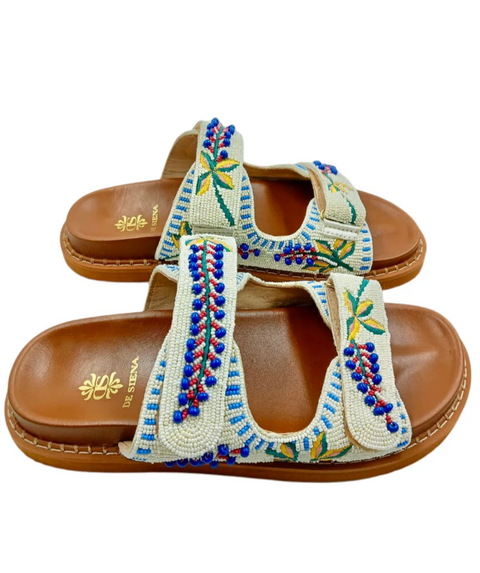 De Siena Meadow Beaded Sandal