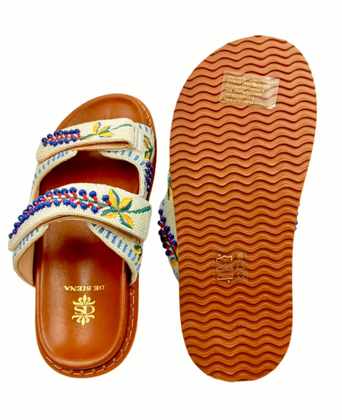De Siena Meadow Beaded Sandal
