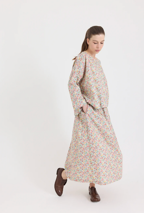 Metta Yuki Top - Liberty Of London Print