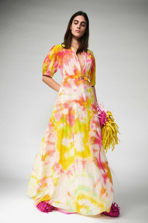 Luuda Silk Zipper Gown