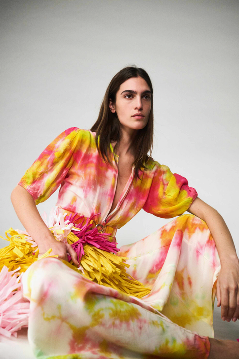 Luuda Silk Zipper Gown