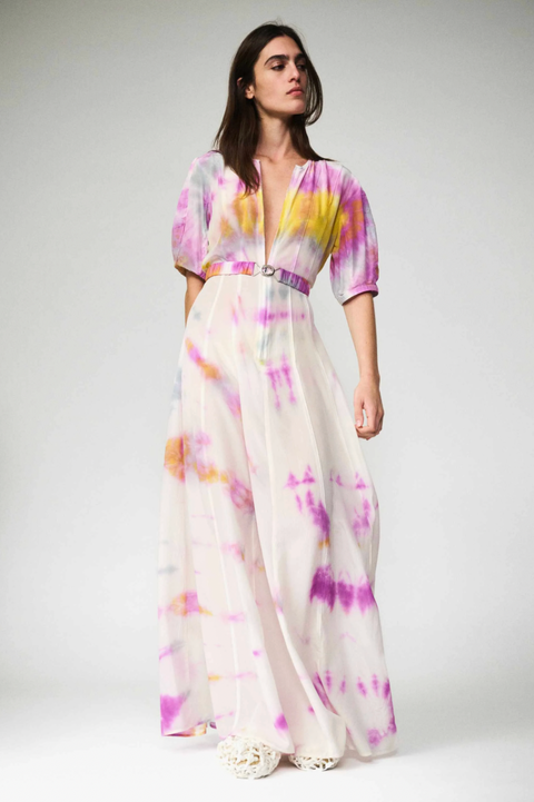 Luuda Silk Zipper Gown